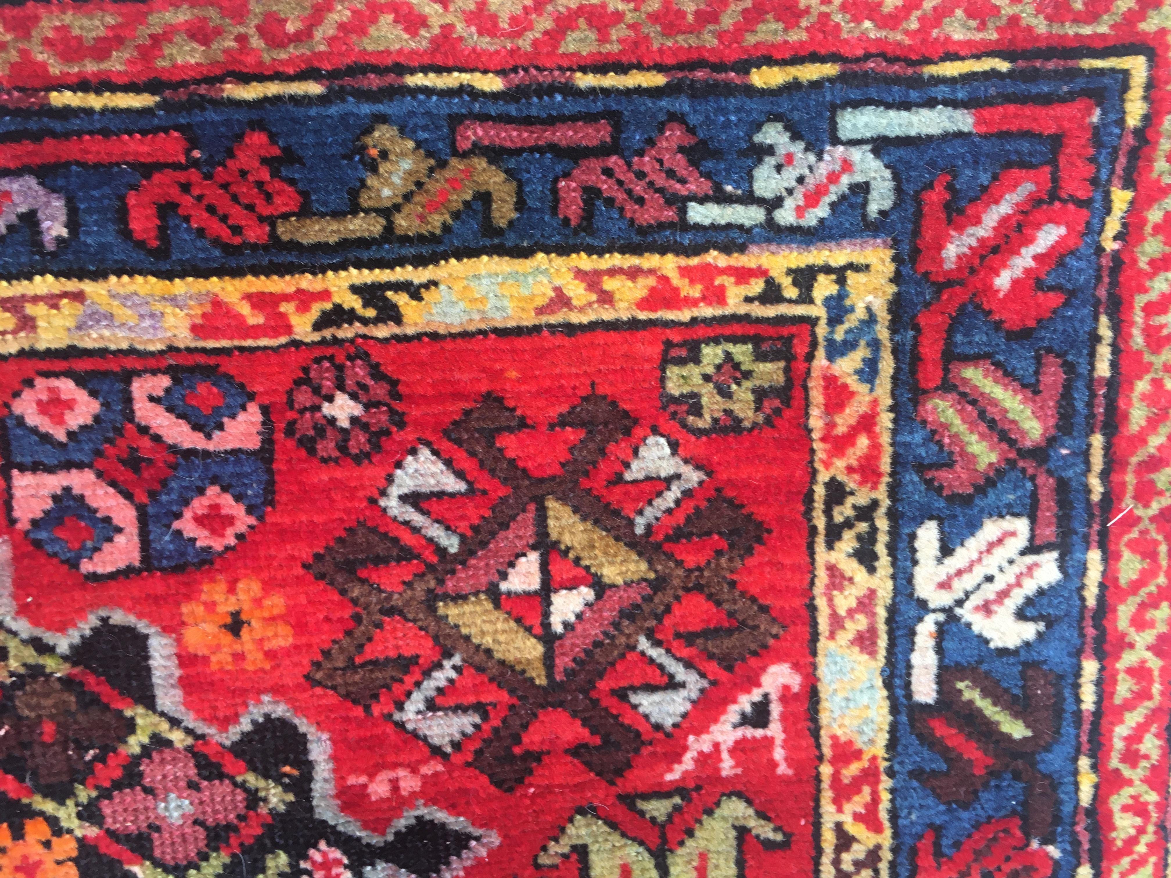 Tapis Shirvan caucasien ancien en vente 3