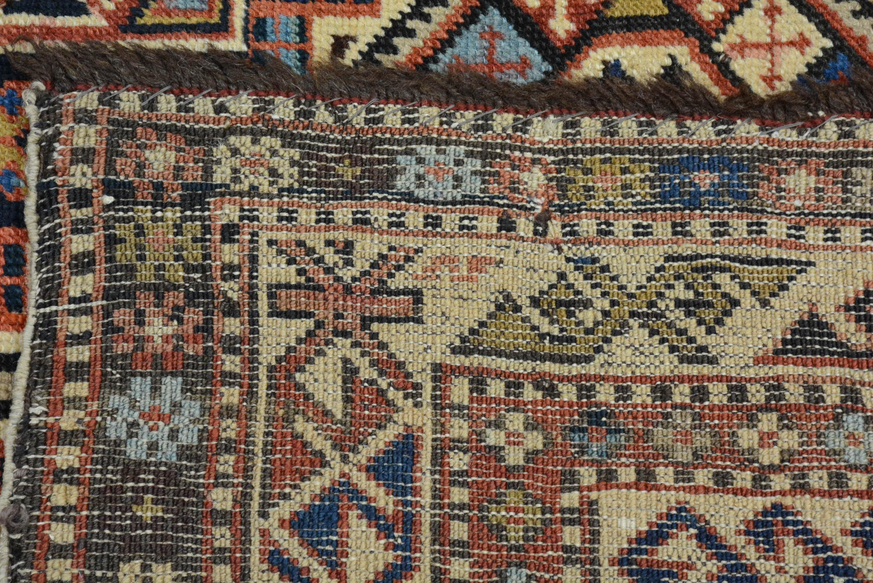 Antique Caucasian Shirvan Rug For Sale 3