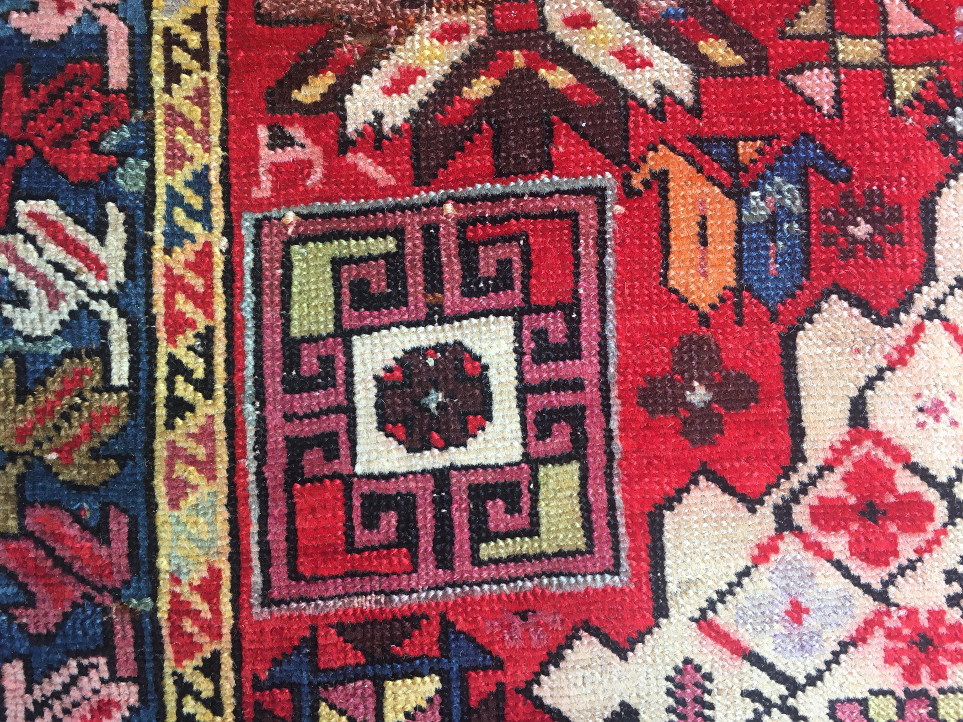 Russe Tapis Shirvan caucasien ancien en vente