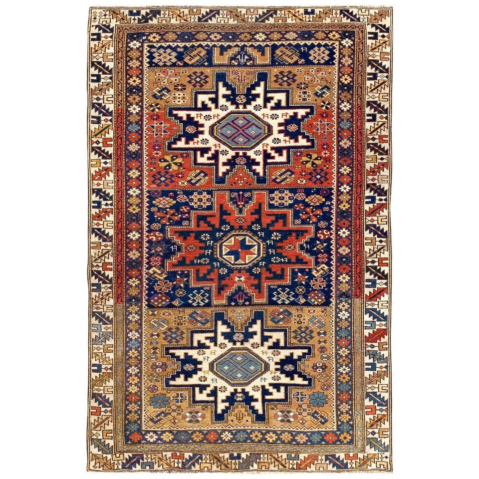 Antique Caucasian, Shirvan Rug For Sale at 1stDibs