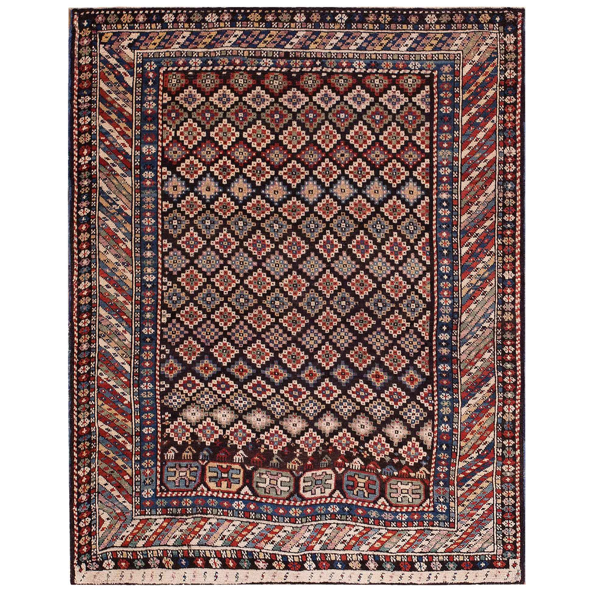 Antiker kaukasischer Schirwan-Teppich im Angebot
