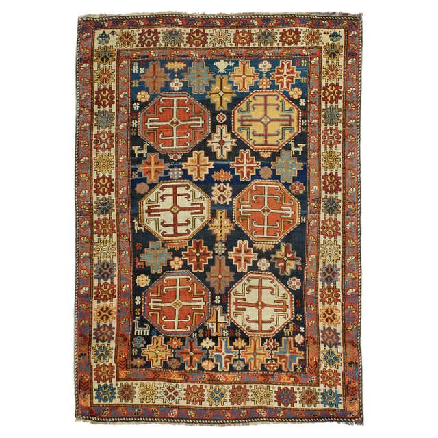 Kuba Rug Antique Caucasian Kuba Rug For Sale at 1stDibs
