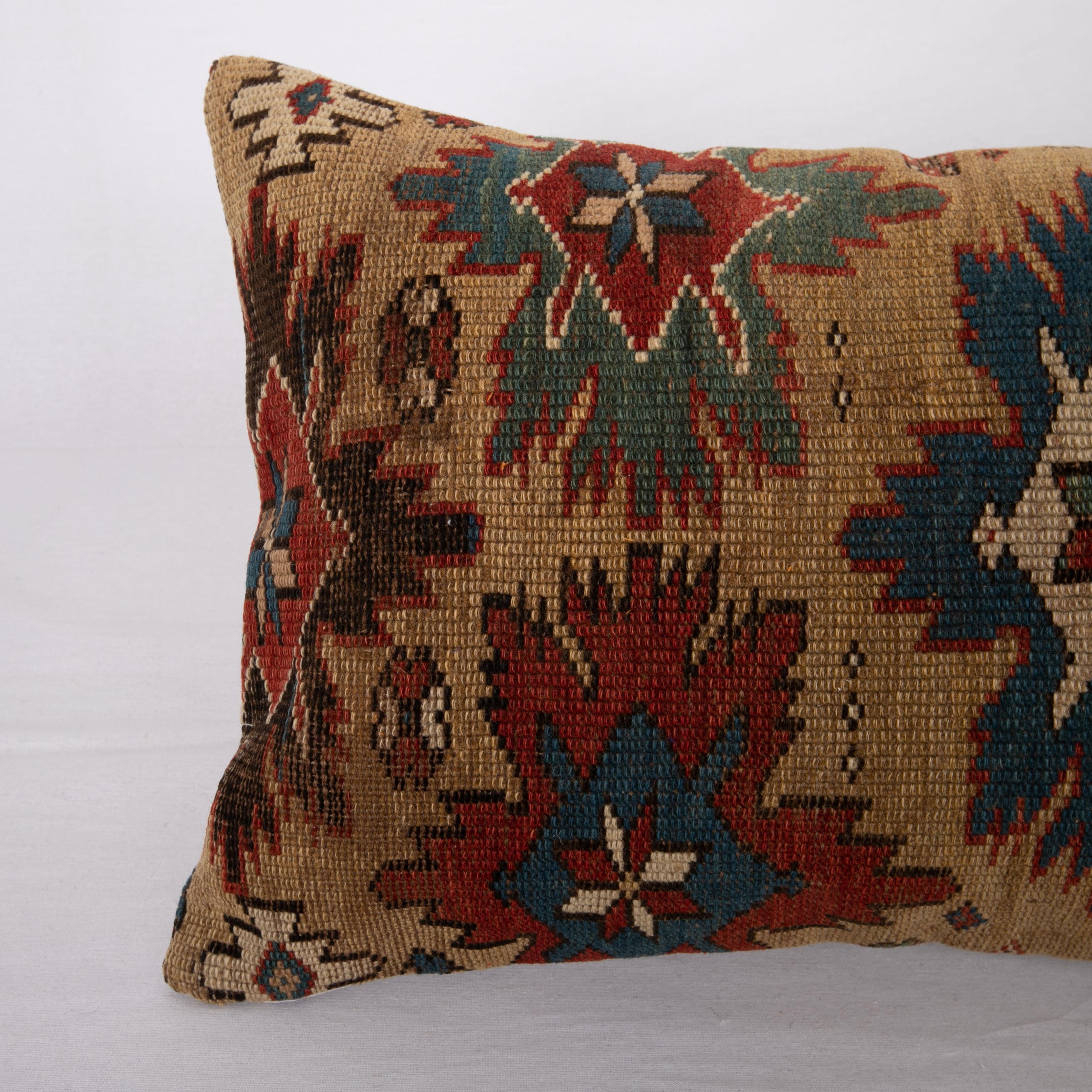 Caucasien Coussin de tapis Shirvan caucasien ancien de la fin du XIXe siècle en vente