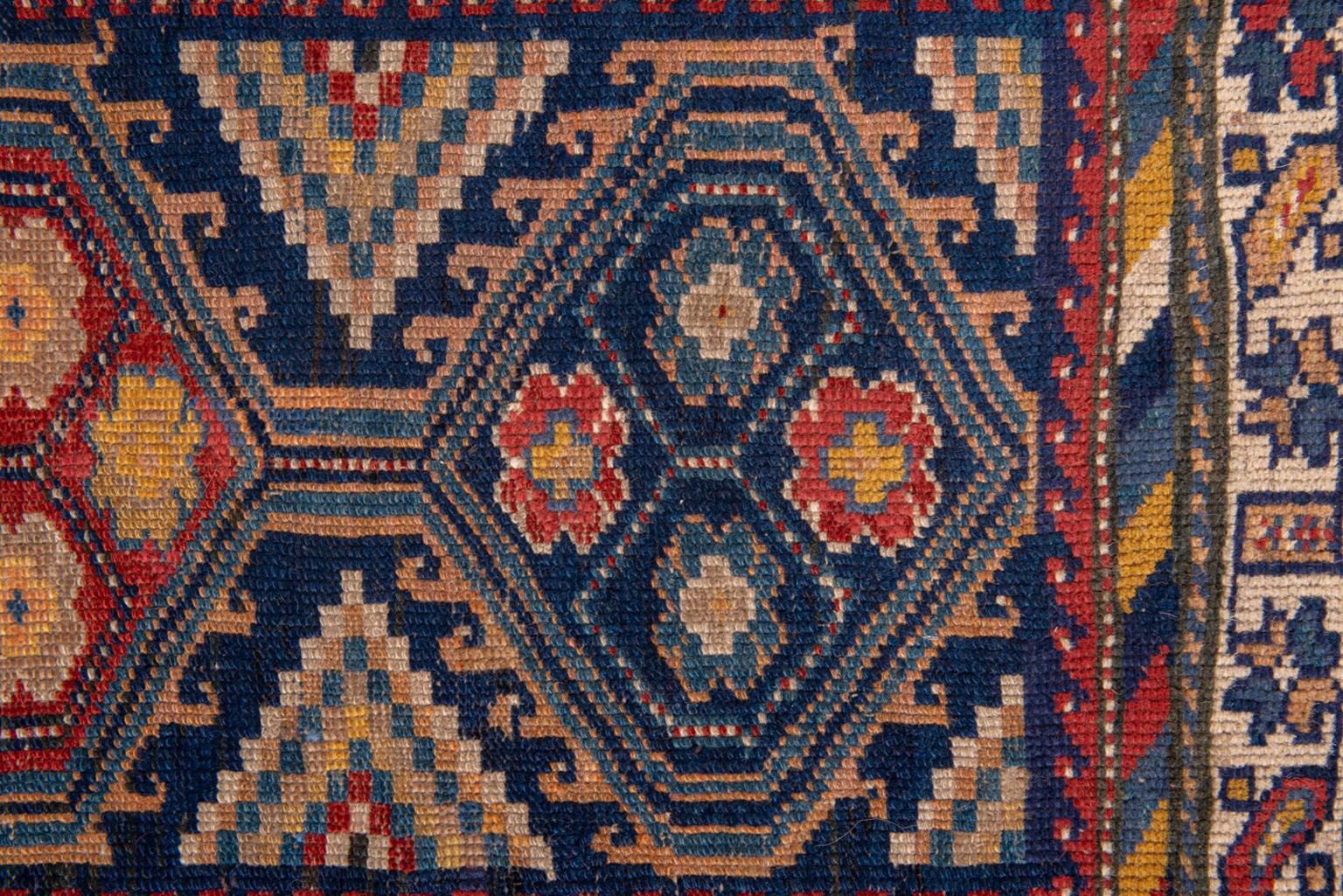 Antique Caucasian Shirvan Runner For Sale 4