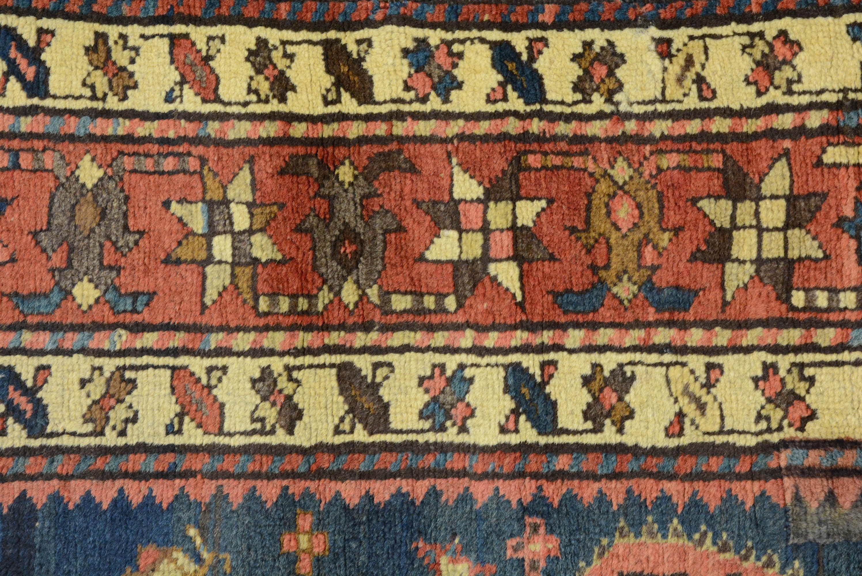 Tintura vegetale Antico runner caucasico Shirvan in vendita