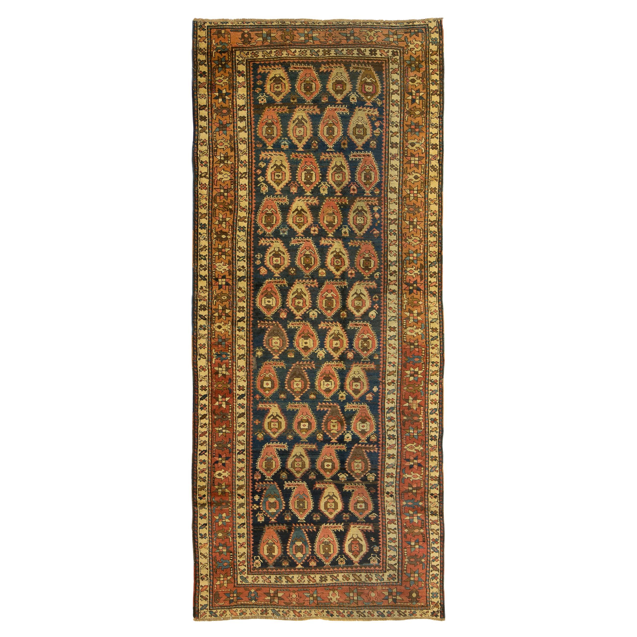 Antico runner caucasico Shirvan in vendita