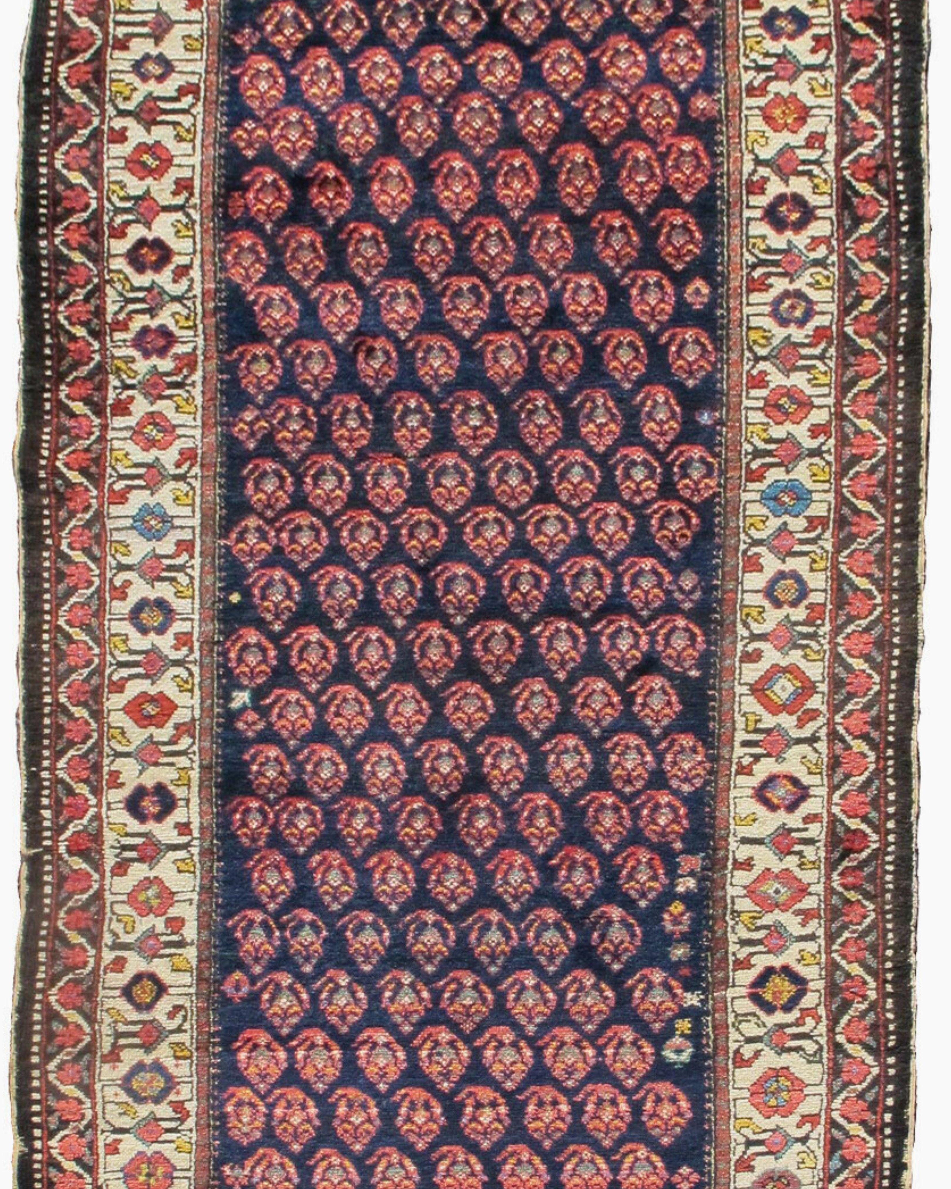 Antique Caucasian Shirvan Runner, Late 19th Century In Good Condition For Sale In San Francisco, CA