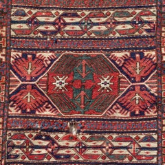Antique Caucasian Shirvan Soumak Rug, District of Shemaka, Russian Empire