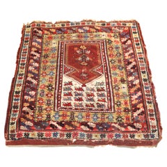 Antique Caucasian Shirvan Wool Prayer Rug C1900
