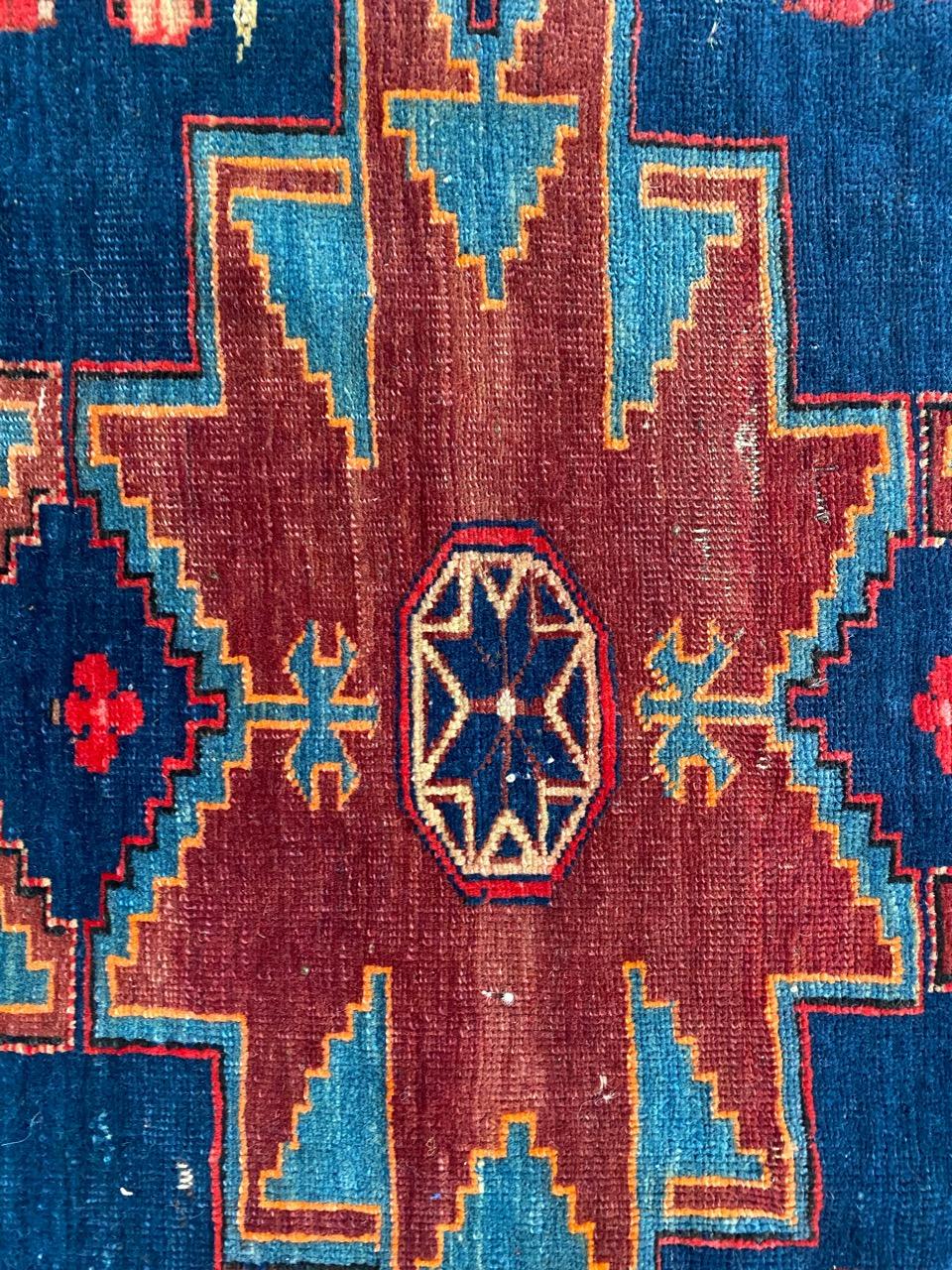 Bobyrug's schöne antike kaukasische Shirwan Chichi Teppich (20. Jahrhundert) im Angebot