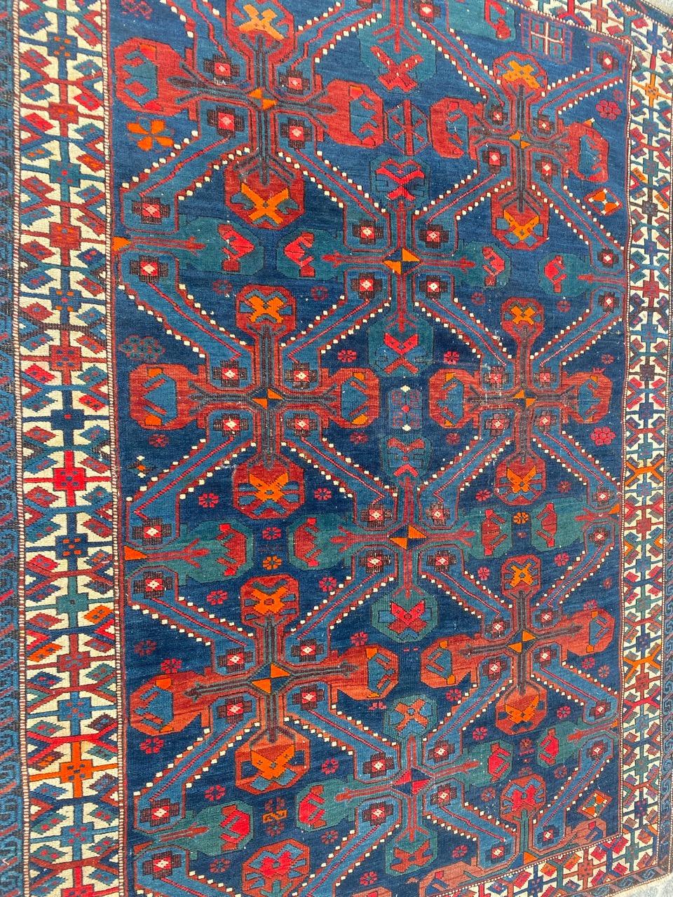Bobyrug's Antiker Kaukasischer Schirwan Kouba Teppich im Angebot 4