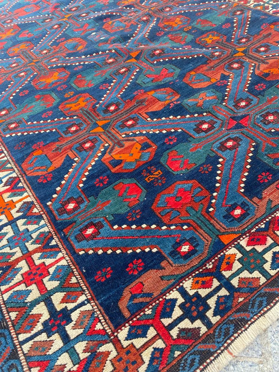 Bobyrug's Antiker Kaukasischer Schirwan Kouba Teppich im Angebot 5