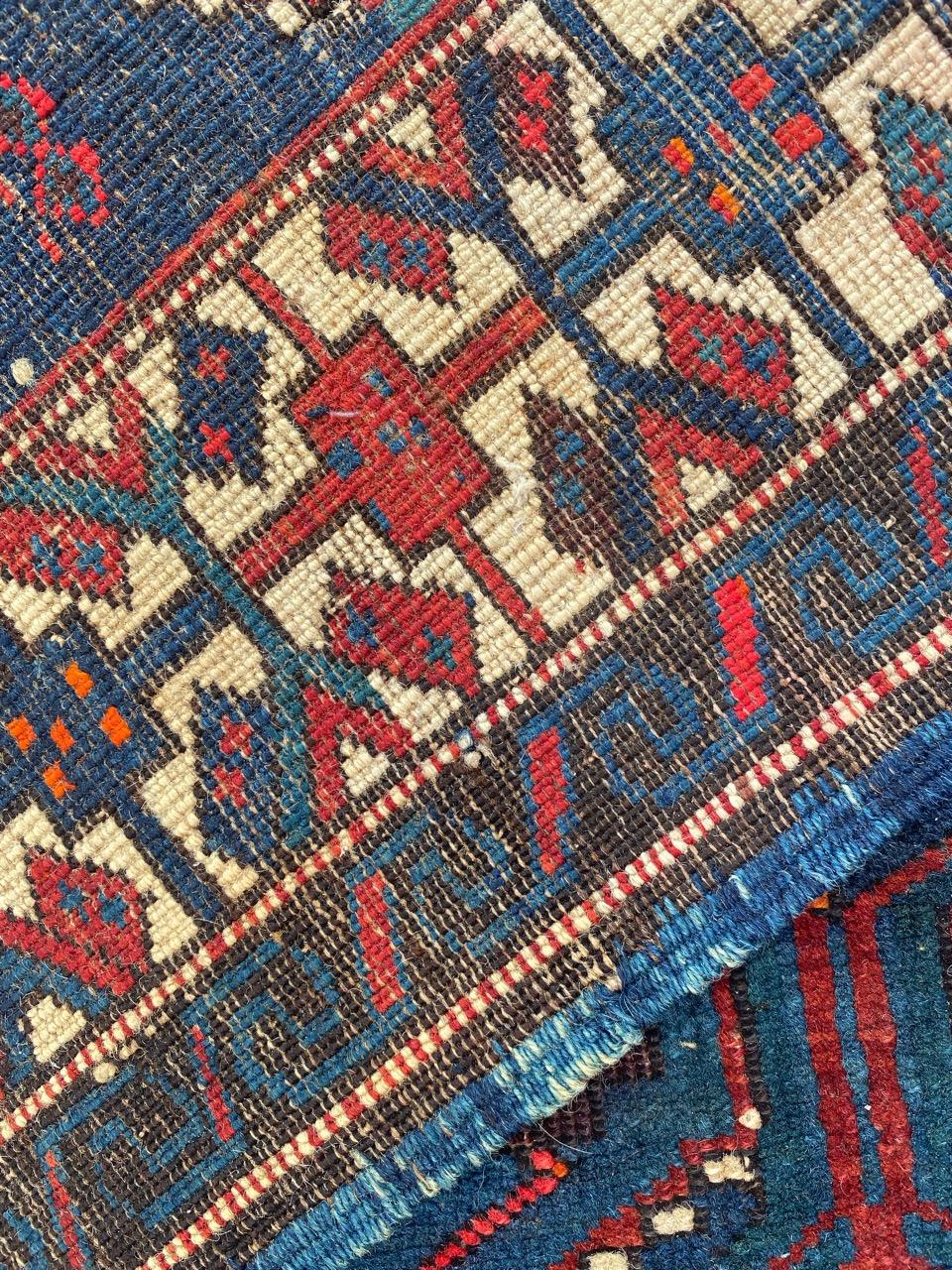 Alfombra antigua caucásica Shirwan Kouba de Bobyrug en venta 7