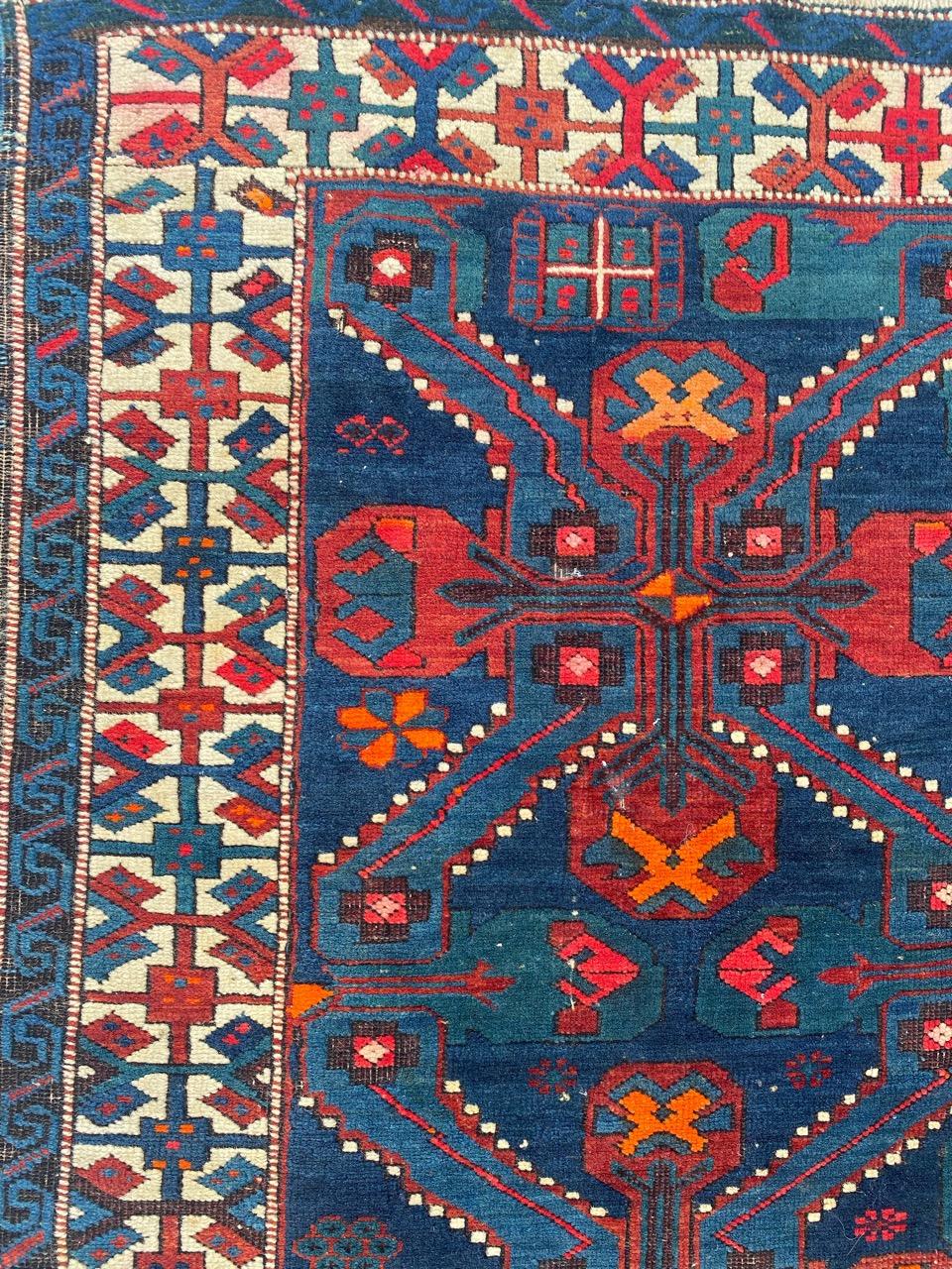 Bobyrug's Antiker Kaukasischer Schirwan Kouba Teppich im Angebot 8