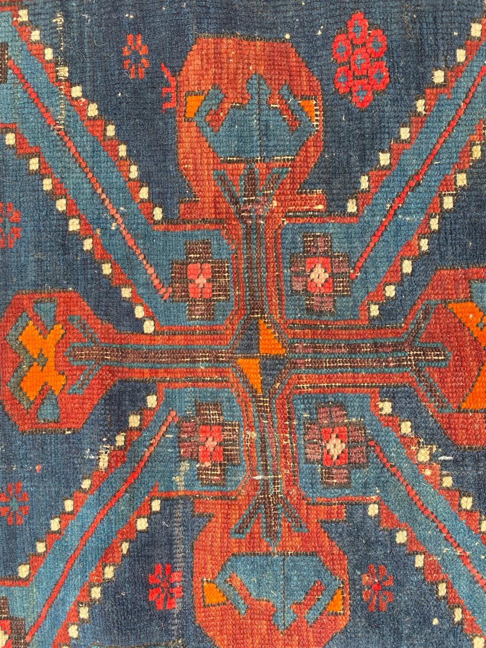 Bobyrug's Antiker Kaukasischer Schirwan Kouba Teppich (Kasachisch) im Angebot