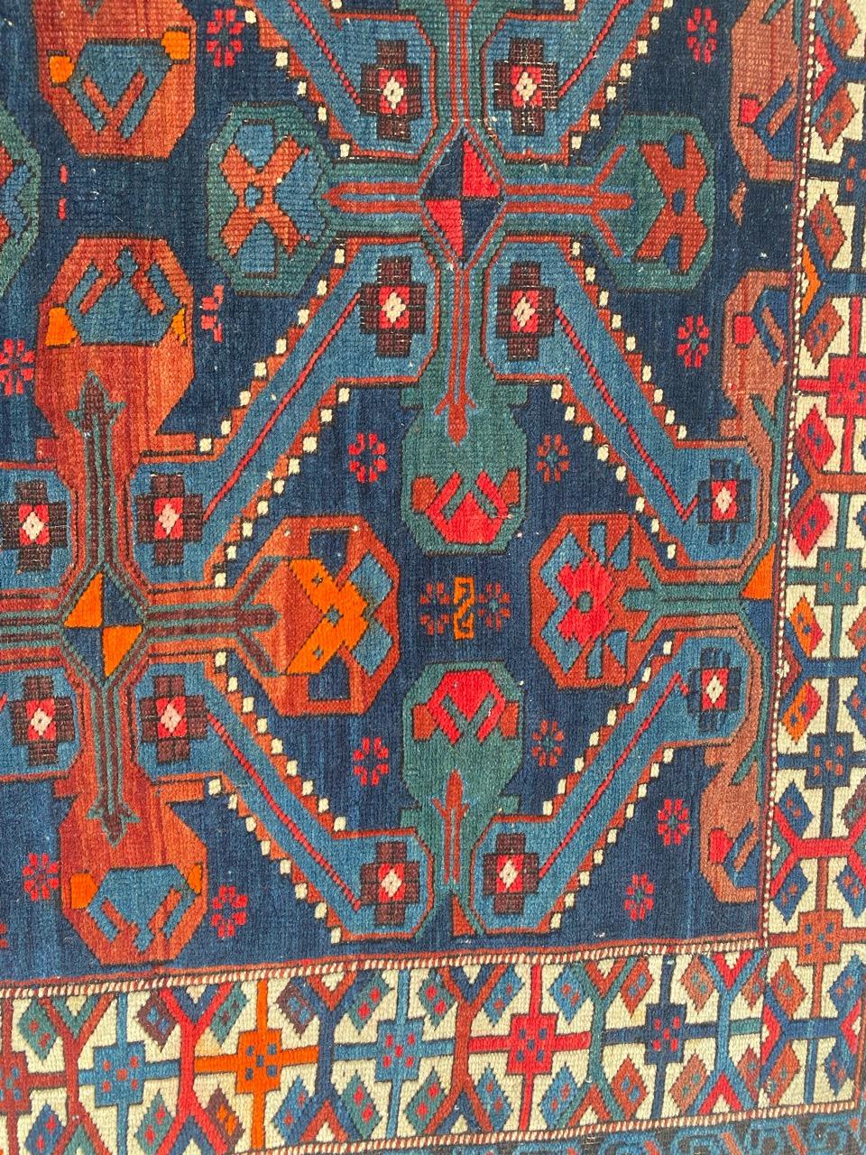 Alfombra antigua caucásica Shirwan Kouba de Bobyrug Anudado a mano en venta