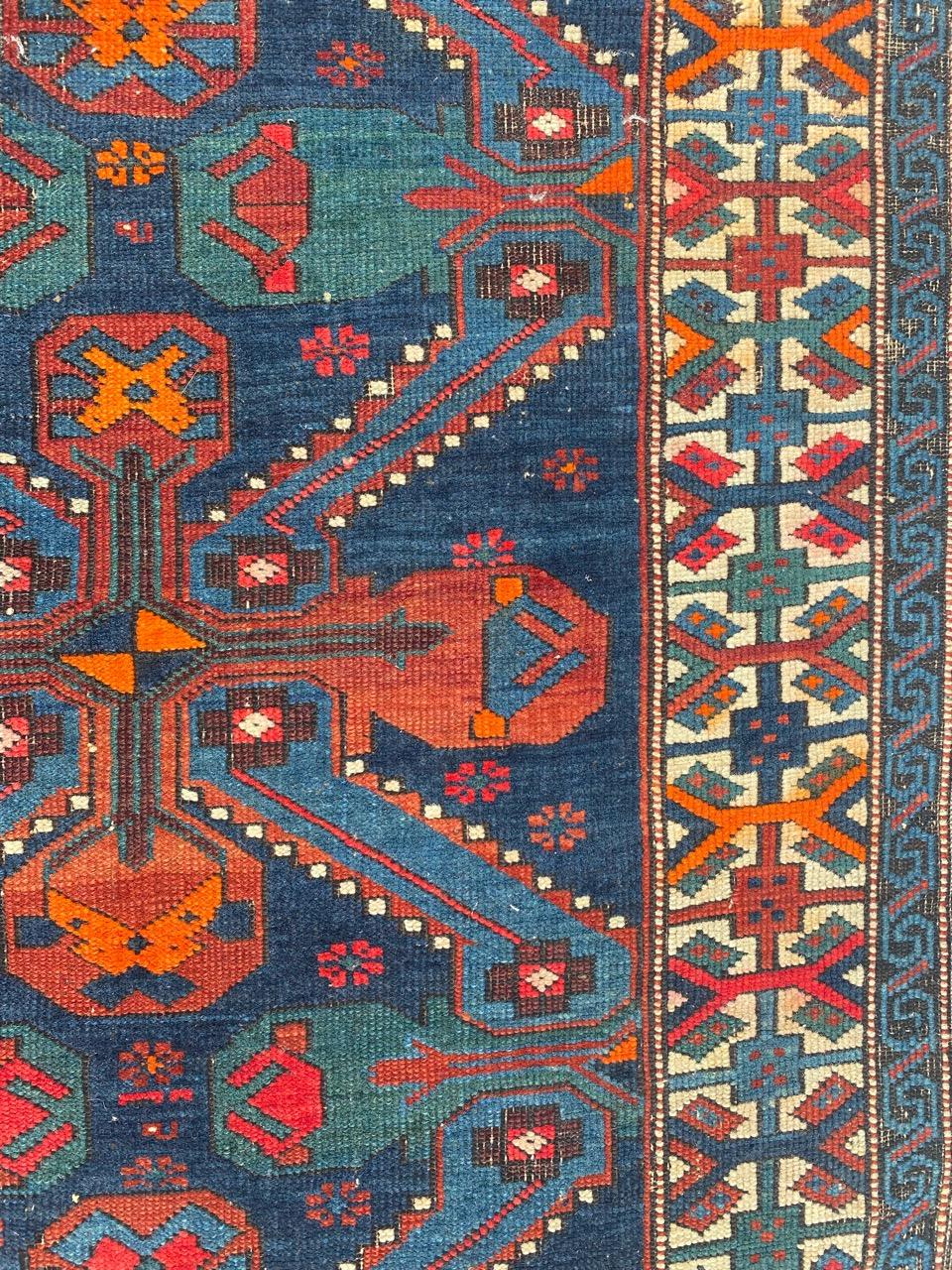 Bobyrug's Antiker Kaukasischer Schirwan Kouba Teppich (20. Jahrhundert) im Angebot