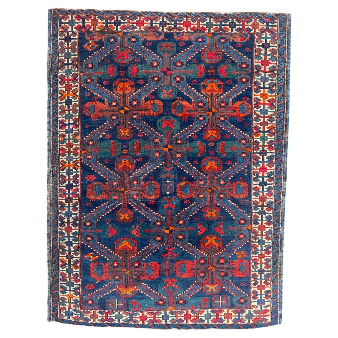 Bobyrug’s Antique Caucasian Shirwan Kouba Rug For Sale