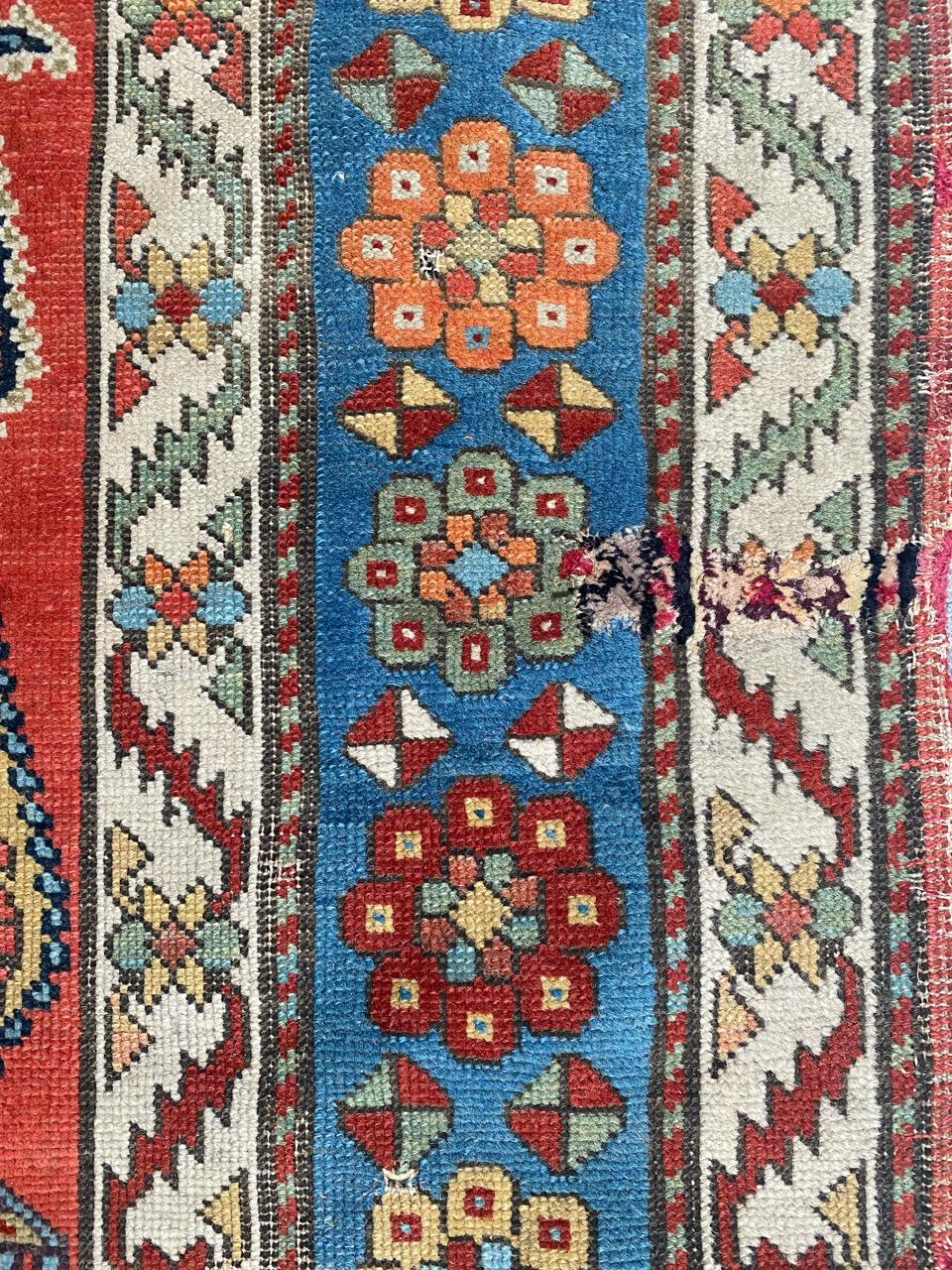 Bobyrug’s Antique Caucasian Shirwan Rug For Sale 3