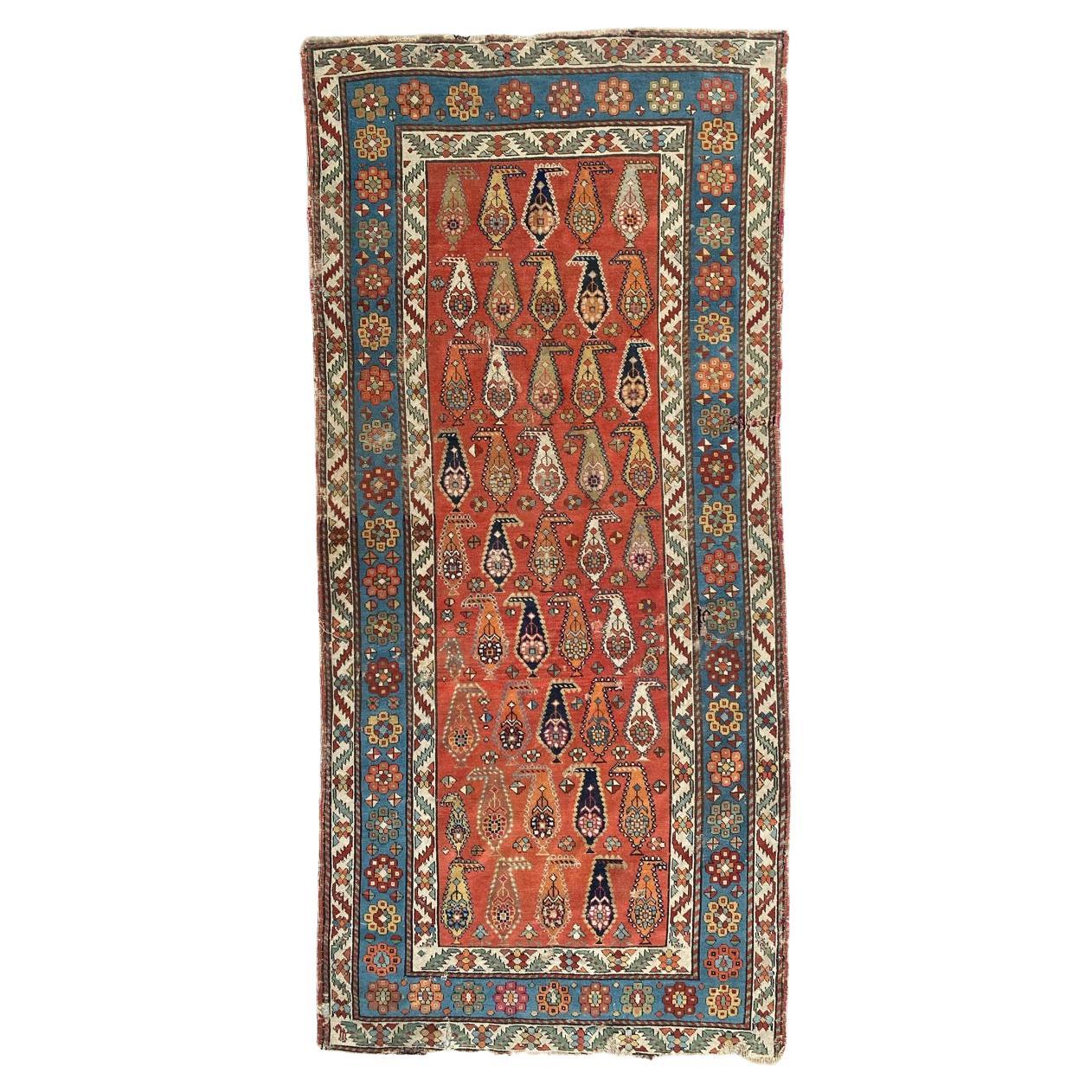 Bobyrug's Antique Caucasian Shirwan Rug (tapis caucasien ancien)