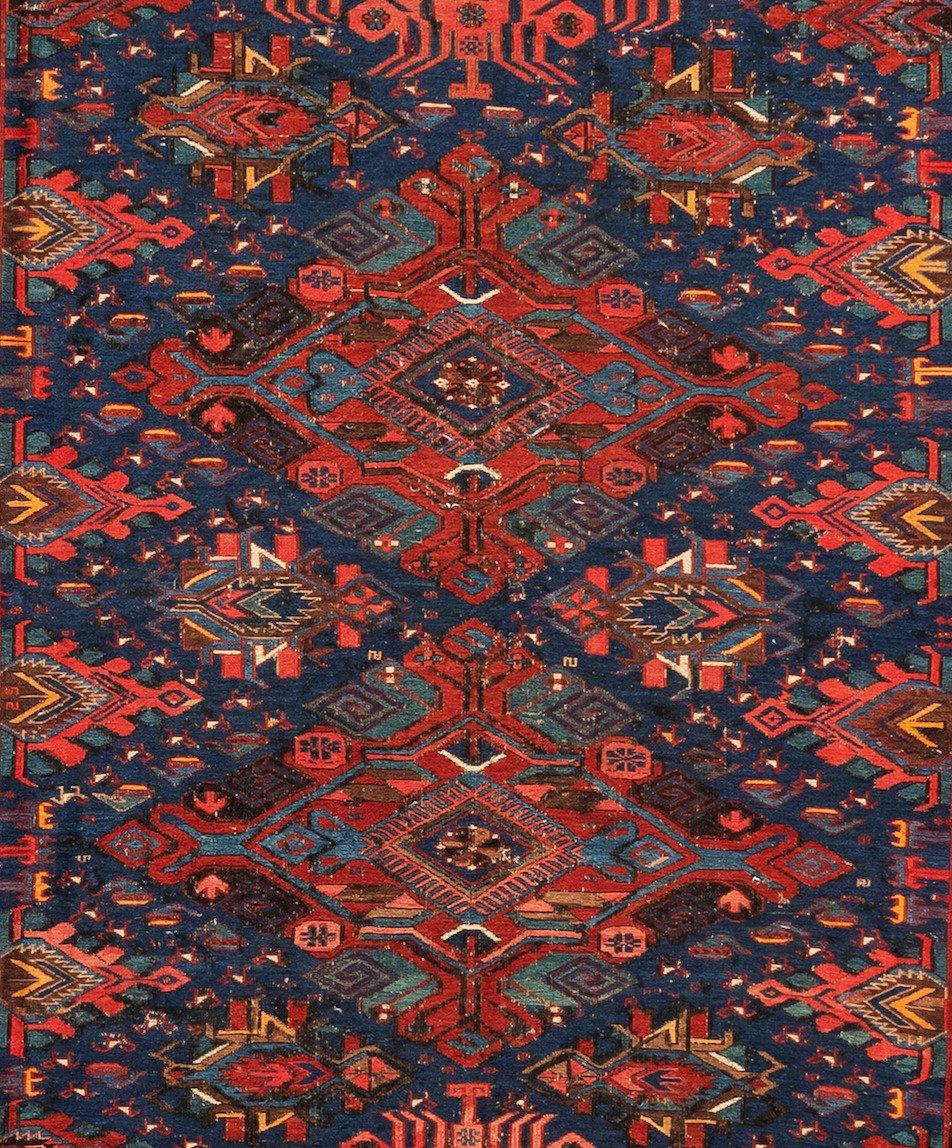 Soumak is a tapestry technique of weaving strong and decorative textiles used as rugs and domestic bags. It is a type of flat weave, somewhat resembling but stronger and thicker than Kilim, with a smooth front face and a ragged back, where Kilim is