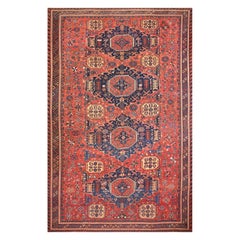 Antique 19th Century Caucasian Sumak Carpet ( 11'2" x 17'4" - 340 x 530 )