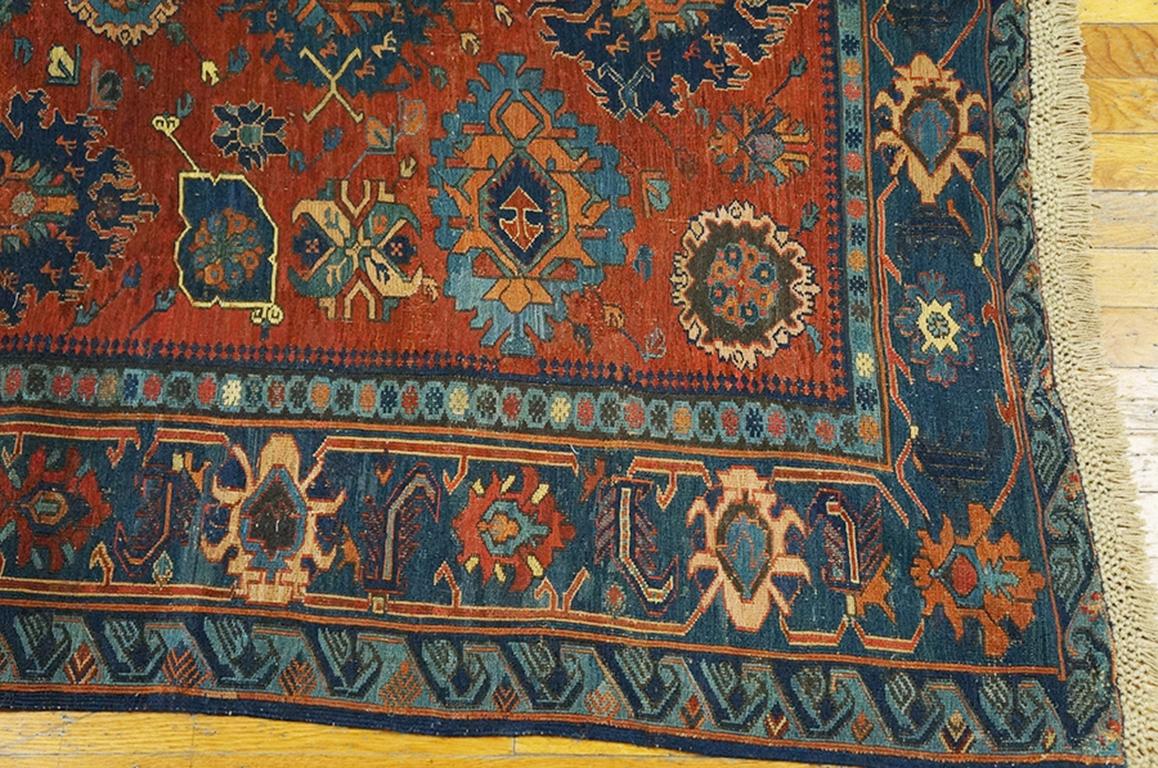 Sumak 19th Century Caucasian Soumak Carpet with Harshang Design (4'10