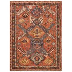 Antique Caucasian Soumak Rug. 7 ft 8 in x 10 ft 4 in