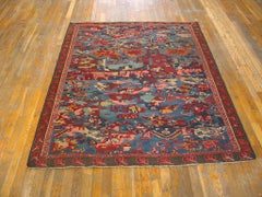 Tappeto Sumak caucasico della fine del XIX secolo ( 4'9" x 6' - 145 x 183 )