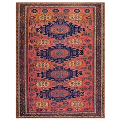 Antique Late 19th Century Caucasian Sumak Flat-Weave ( 7'7" x 9'9" - 230 x 297 cm )