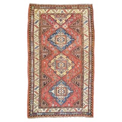 Antique Caucasian Sumak Rug, Late 19th Century