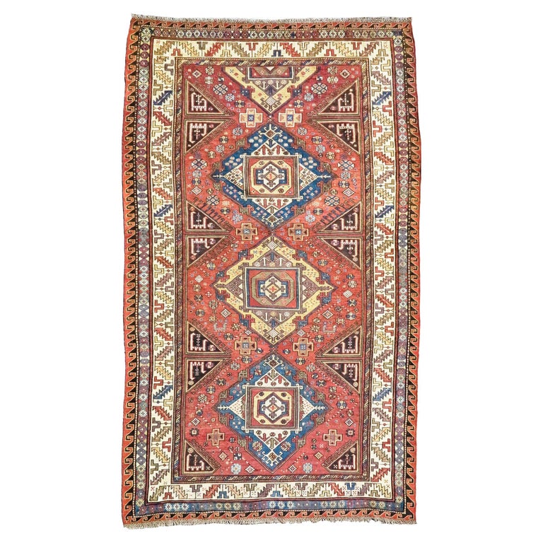 Antico tappeto Sumak caucasico, fine XIX secolo in vendita su 1stDibs |  tappeto sumak antico