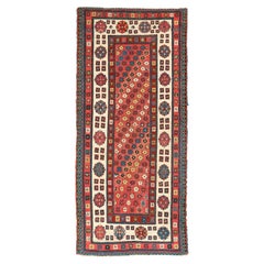 Tapis caucasien ancien de collection Talish, vers 1860, 100 % laine. 3,3 x 7,2 m