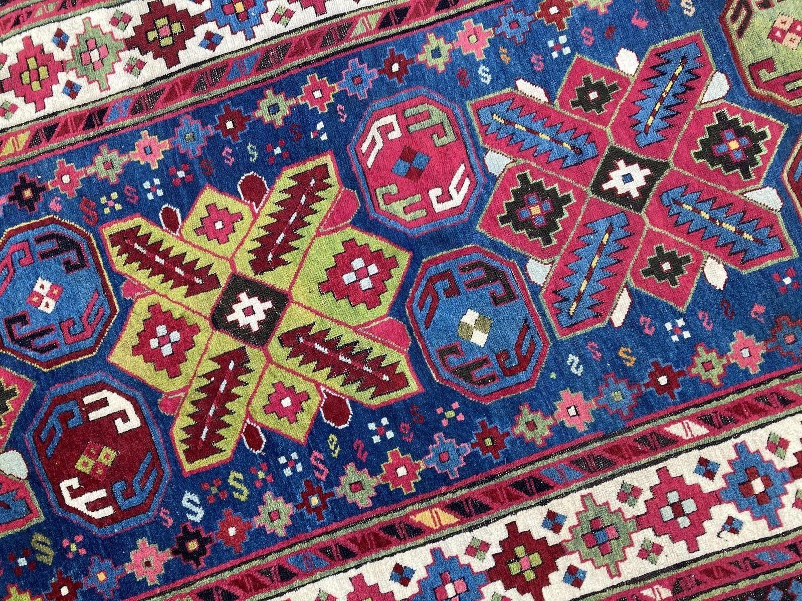 Tapis ancien caucasien Talish 2.97m X 1.22m en vente 5
