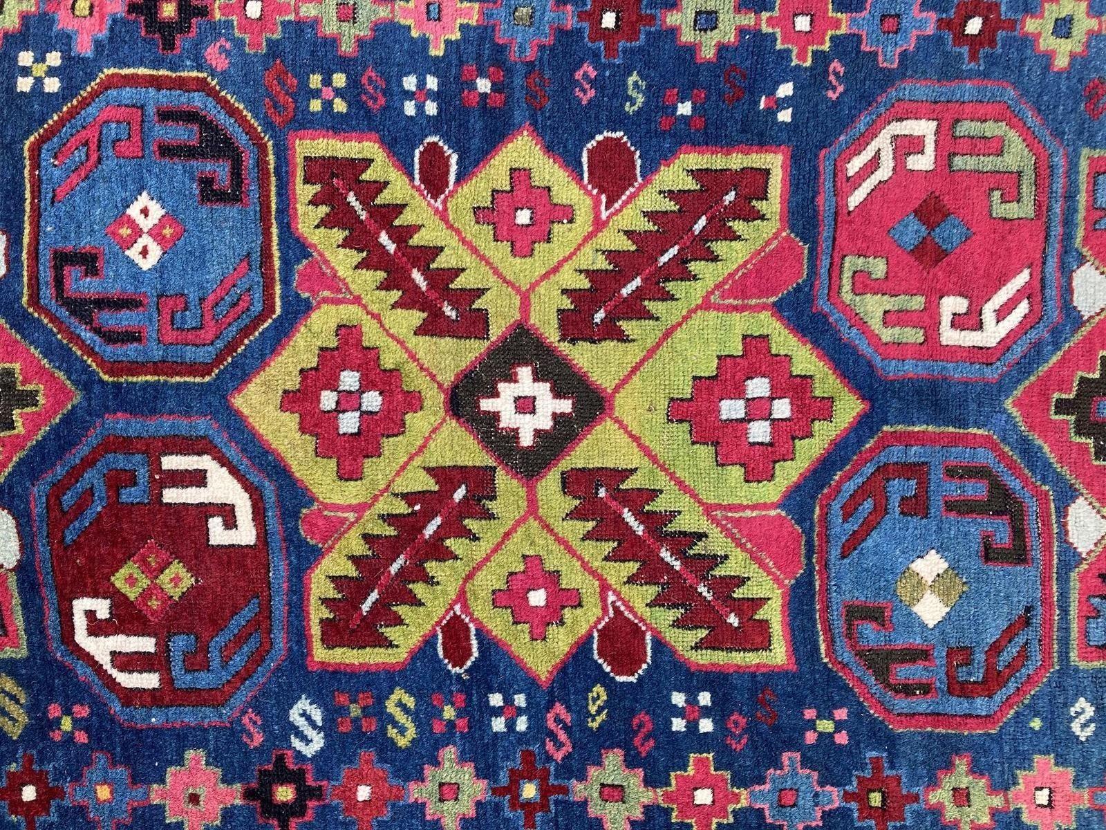 Tapis ancien caucasien Talish 2.97m X 1.22m en vente 6