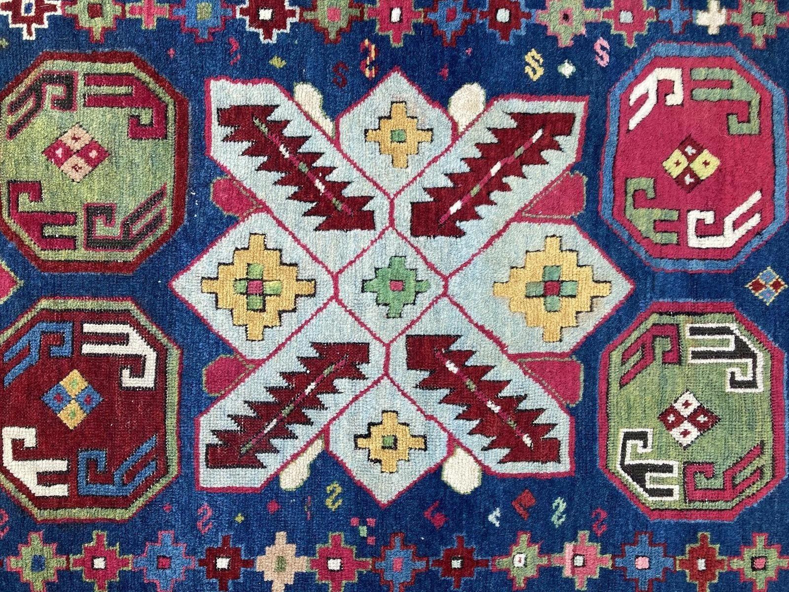 Tapis ancien caucasien Talish 2.97m X 1.22m en vente 7