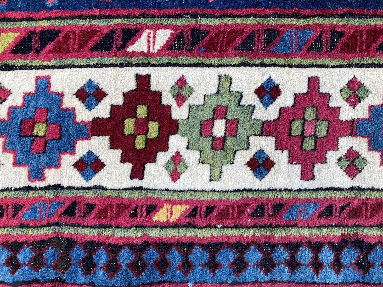 Tapis ancien caucasien Talish 2.97m X 1.22m en vente 8