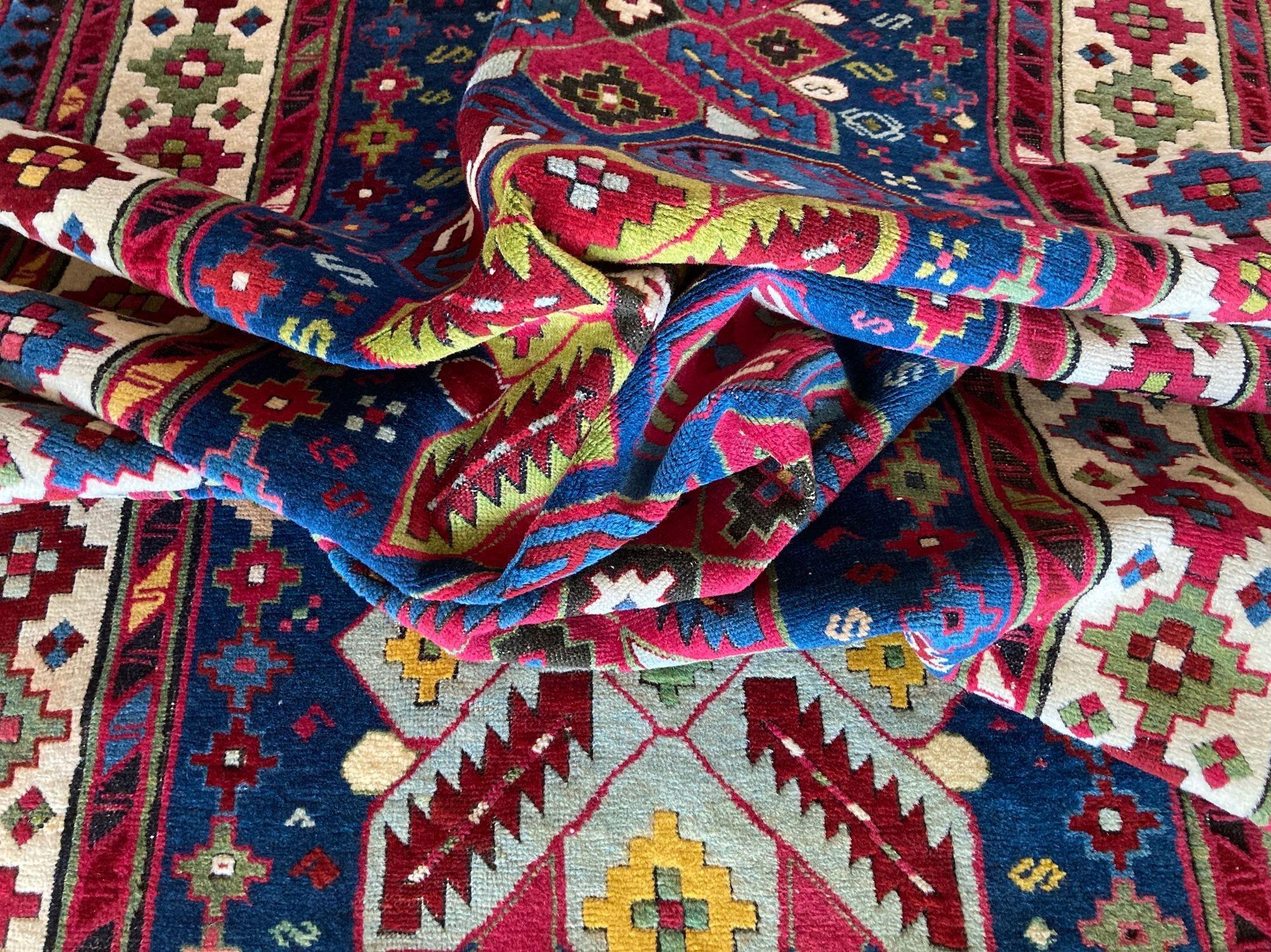 Tapis ancien caucasien Talish 2.97m X 1.22m en vente 10