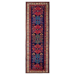 Alfombra antigua caucásica, talish 3' 0'' x 9' 5''