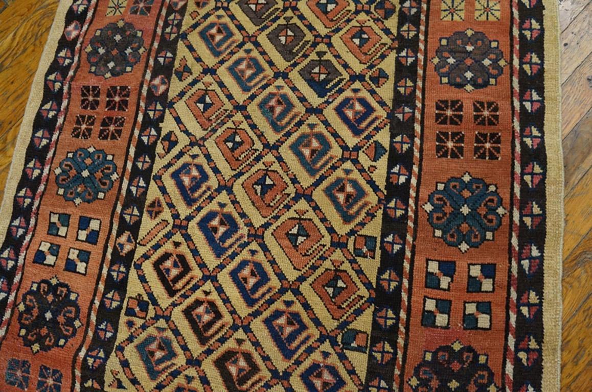 Hand-Knotted Antique Caucasian-Talish Rug For Sale