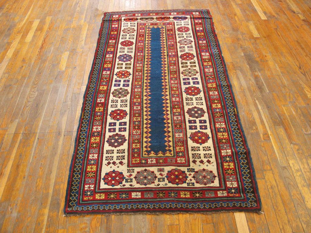 Antique Caucasian-Talish rug 3'7
