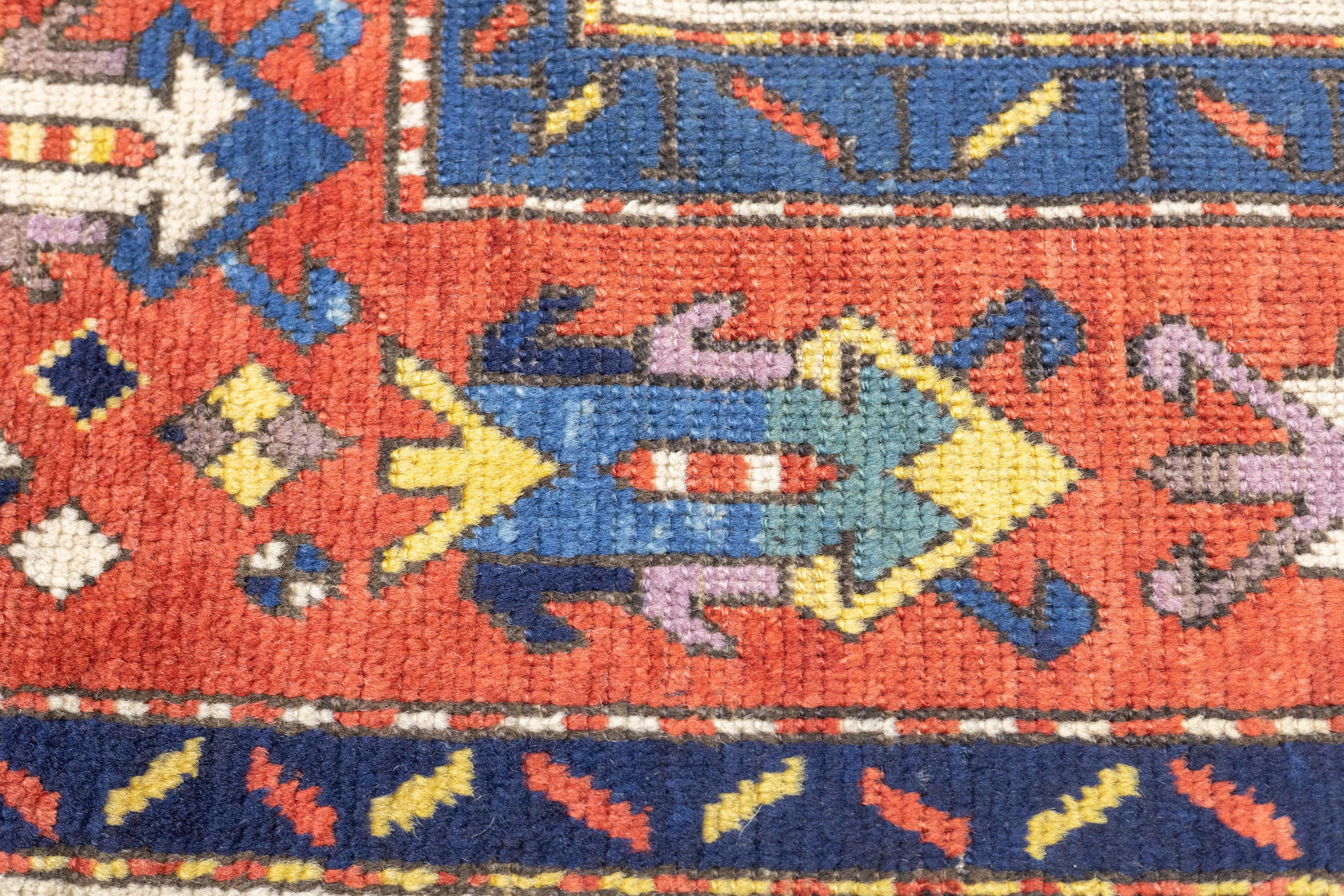 Tapis talish caucasien ancien 4'4'' x 8'0
