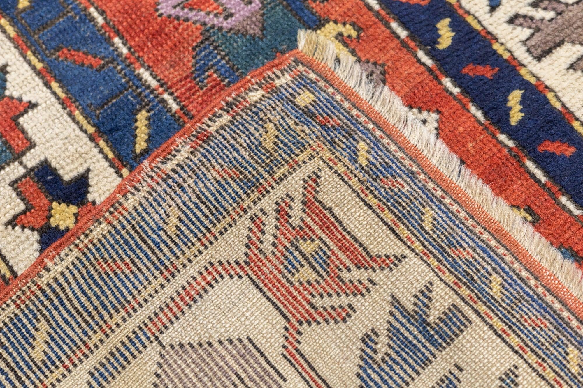 Tapis talish caucasien ancien 4'4'' x 8'0