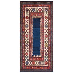 Kaukasischer Talish-Teppich aus dem 19. Jahrhundert ( 3'4" x 7'2" - 102 x 218 )