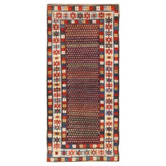 Antique Caucasian Talish Runner Rug. Size: 4 ft x 8 ft 3 in (1.22 m x 2.51 m)