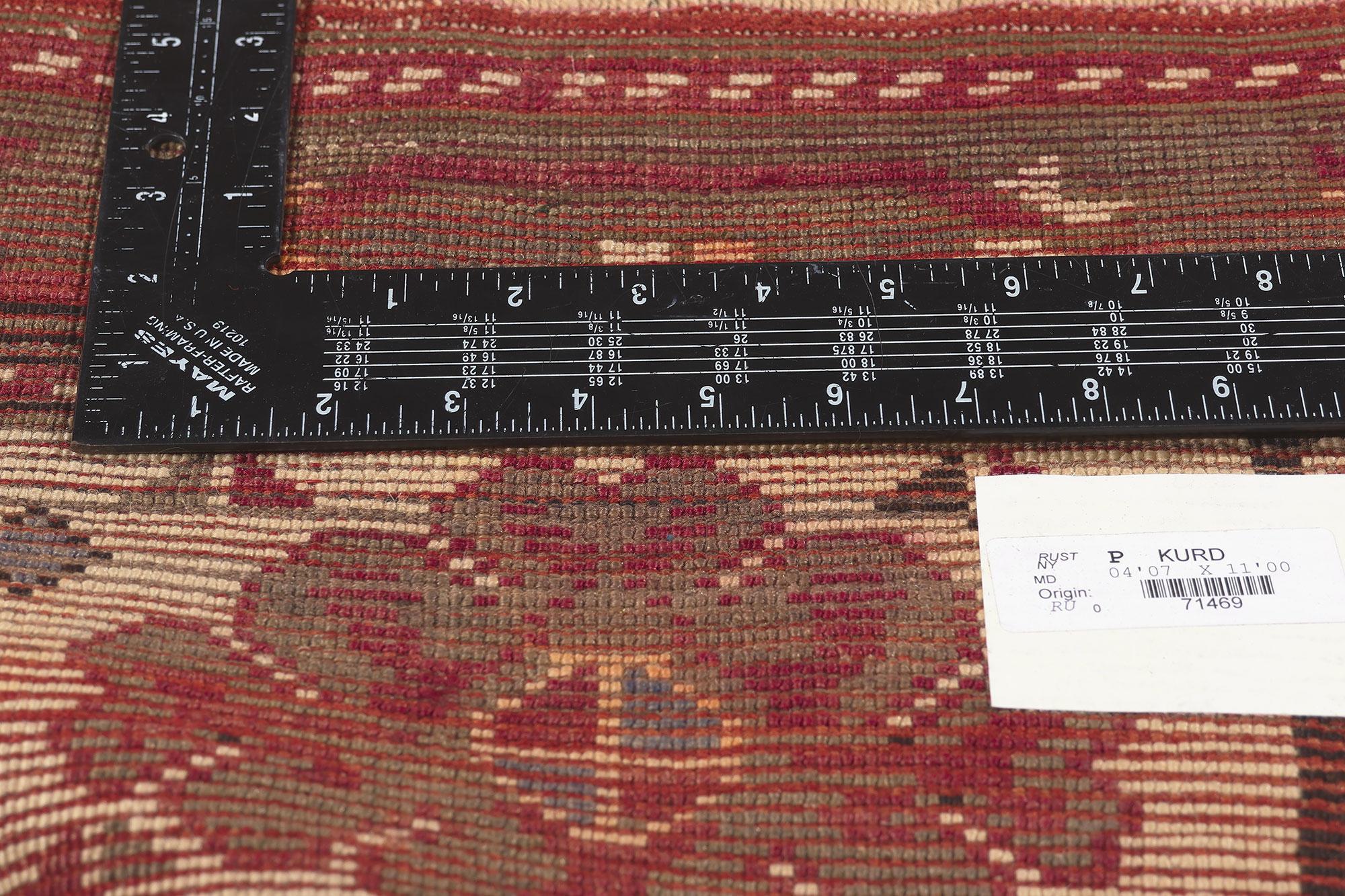 Antique Caucasian Kurdish Rug, Nomadic Charm Meets Boho Chic In Good Condition For Sale In Dallas, TX