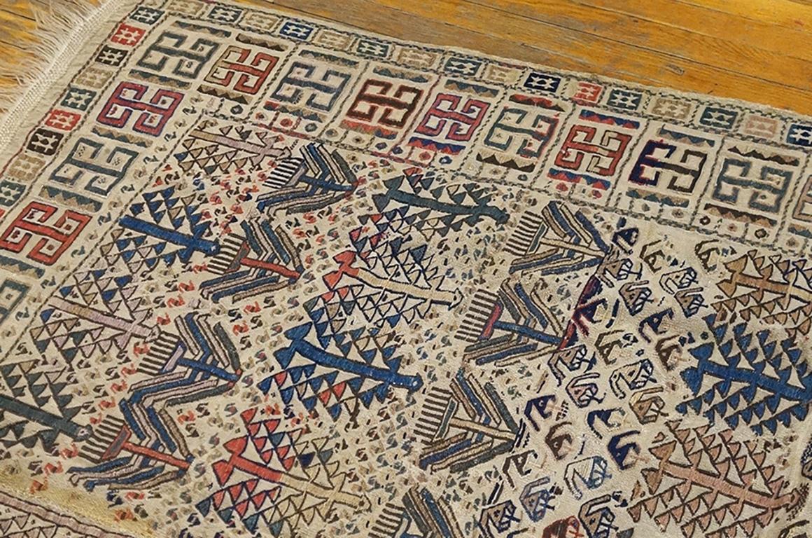 Early 20th Century Antique Caucasian, Verneh Rug 5' 10