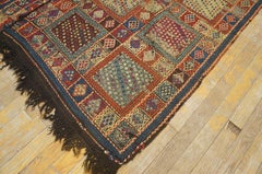 Excellent Multi Color with Symmetric Design Antique Caucasian Verneh Rug