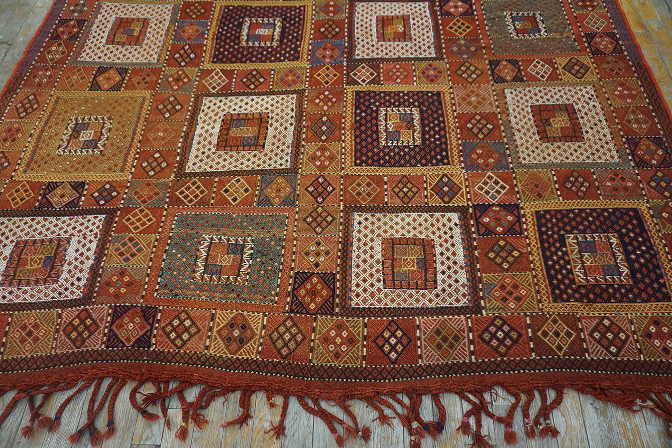 19th Century Caucasian Verneh Flat-Weave Carpet  ( 6 4'' x 15' - 193 x 457 ) For Sale 4