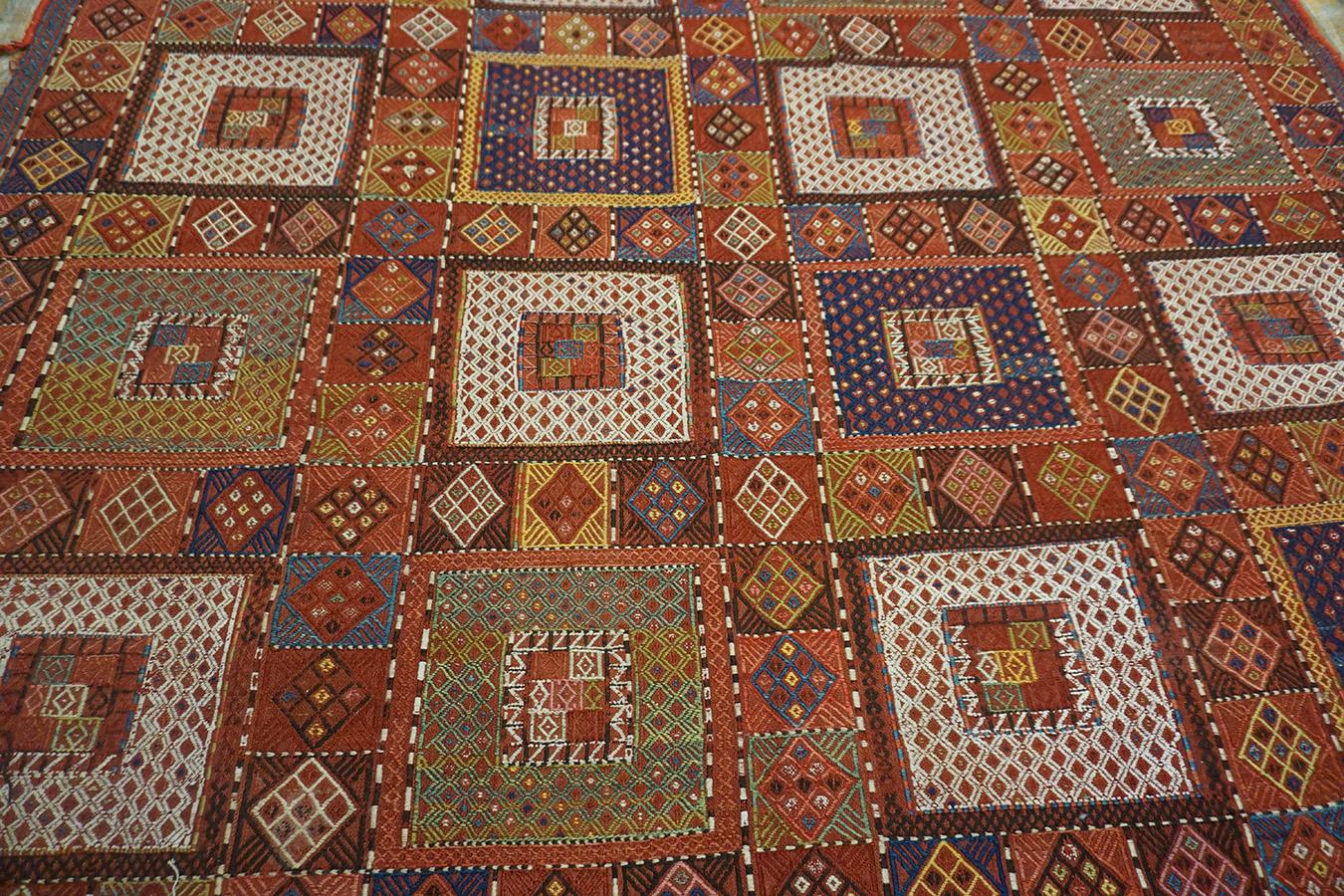 19th Century Caucasian Verneh Flat-Weave Carpet  ( 6 4'' x 15' - 193 x 457 ) For Sale 1